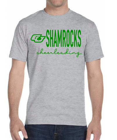 GU Shamrocks Cheerleading tee