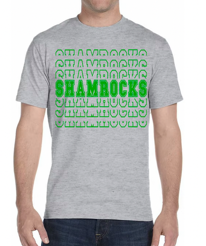 Shamrocks collage tee