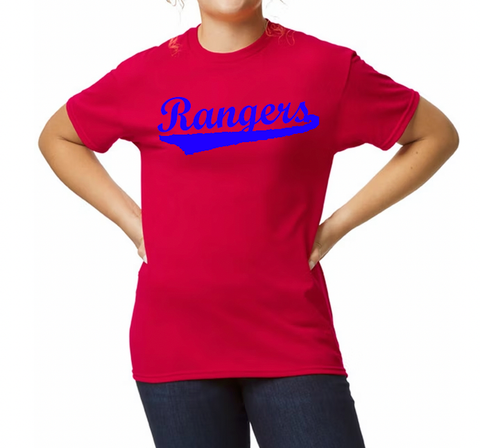 Franklin Township Little League 7/8 Kid Pitch Rangers tshirt