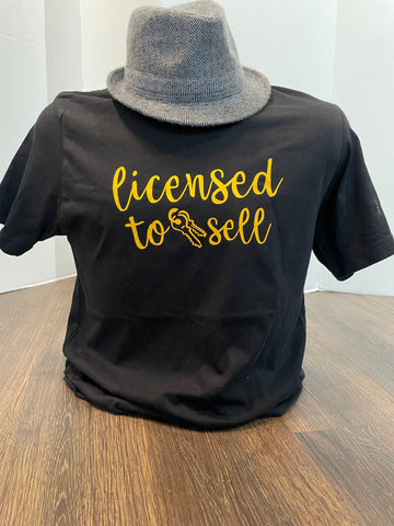 Licensed to sell realtor tshirt