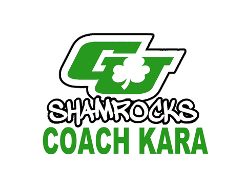 Personalized Shamrocks car decal