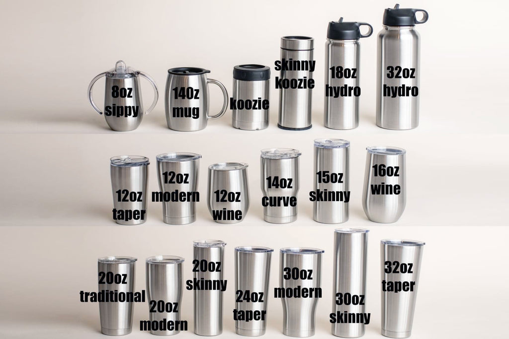 Stainless Steel Tumbler Cup - 250 ml / 8 oz